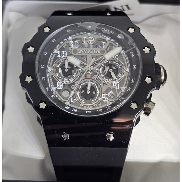 Invicta Other - Invicta Racing Vaulthan Men's Watch 44mm 69669 Black/Silver Dial New!!
